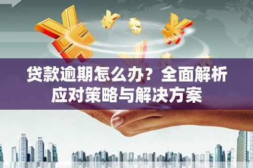 水上贷款逾期怎么办？全面解析应对策略与解决方案