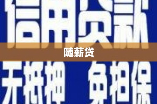 水上随薪贷