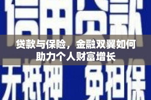 水上贷款与保险，金融双翼如何助力个人财富增长