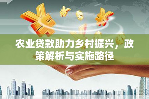 水上农业贷款助力乡村振兴，政策解析与实施路径