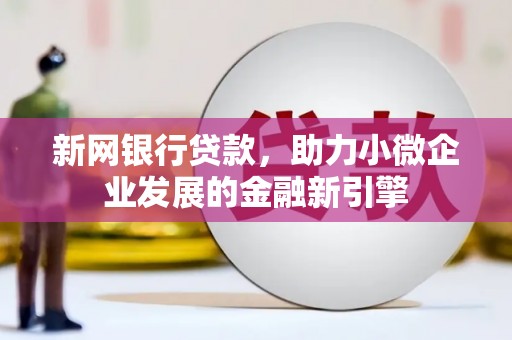 水上新网银行贷款，助力小微企业发展的金融新引擎