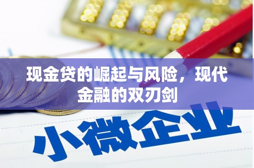 水上现金贷的崛起与风险，现代金融的双刃剑