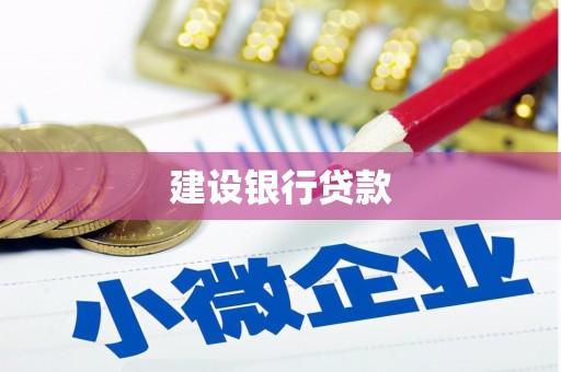 水上建设银行贷款