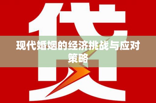 水上现代婚姻的经济挑战与应对策略