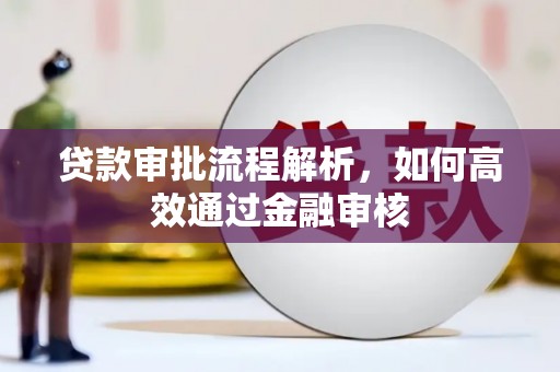 水上贷款审批流程解析，如何高效通过金融审核