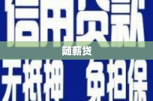水上随薪贷