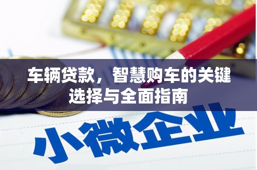 水上车辆贷款，智慧购车的关键选择与全面指南