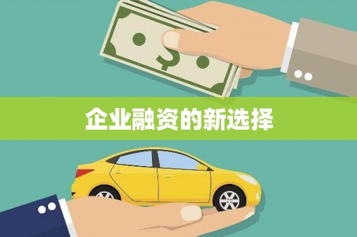 水上企业融资的新选择