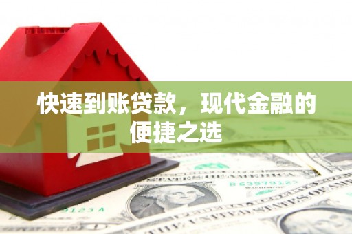 水上快速到账贷款，现代金融的便捷之选