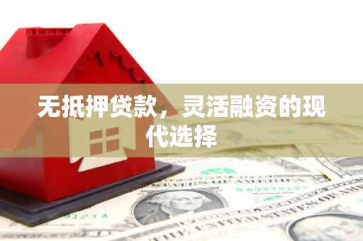 水上无抵押贷款，灵活融资的现代选择