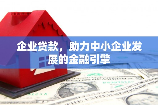 水上企业贷款，助力中小企业发展的金融引擎