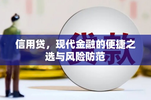 水上信用贷，现代金融的便捷之选与风险防范