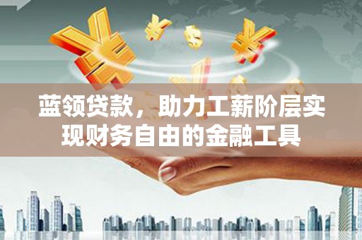 水上蓝领贷款，助力工薪阶层实现财务自由的金融工具