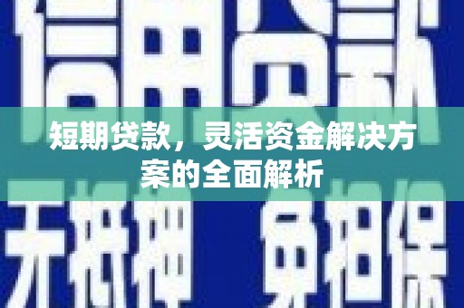 水上短期贷款，灵活资金解决方案的全面解析