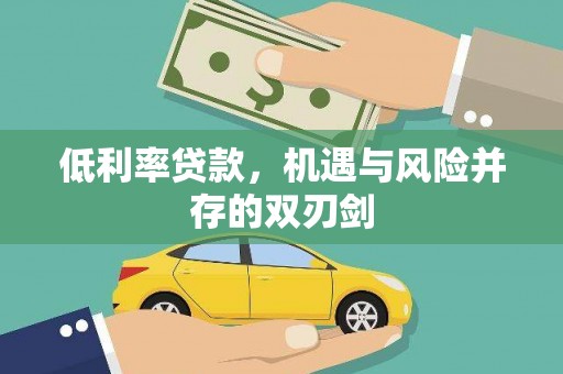 水上低利率贷款，机遇与风险并存的双刃剑