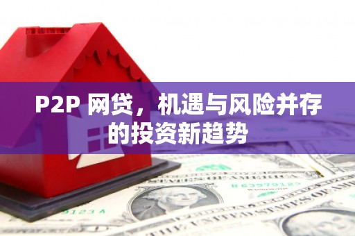 水上P2P 网贷，机遇与风险并存的投资新趋势