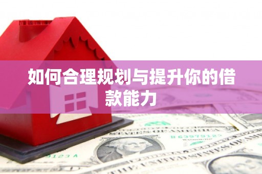 水上如何合理规划与提升你的借款能力
